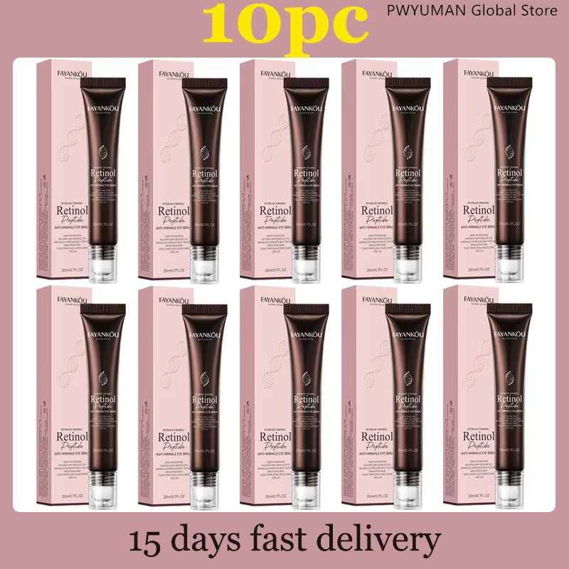 Retinol anti Wrinkle Eye Serum Peptide Remove Dark Circles Eye Bags Puffiness Cream Moisturizing Repairing Korean Skincare New