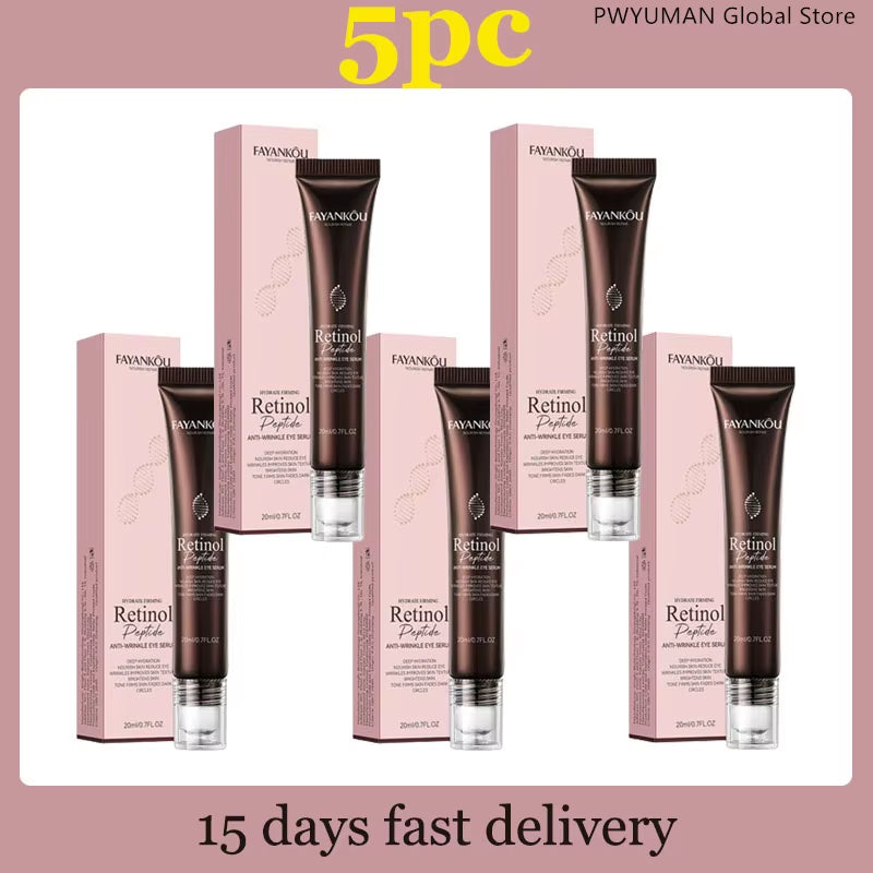 Retinol anti Wrinkle Eye Serum Peptide Remove Dark Circles Eye Bags Puffiness Cream Moisturizing Repairing Korean Skincare New