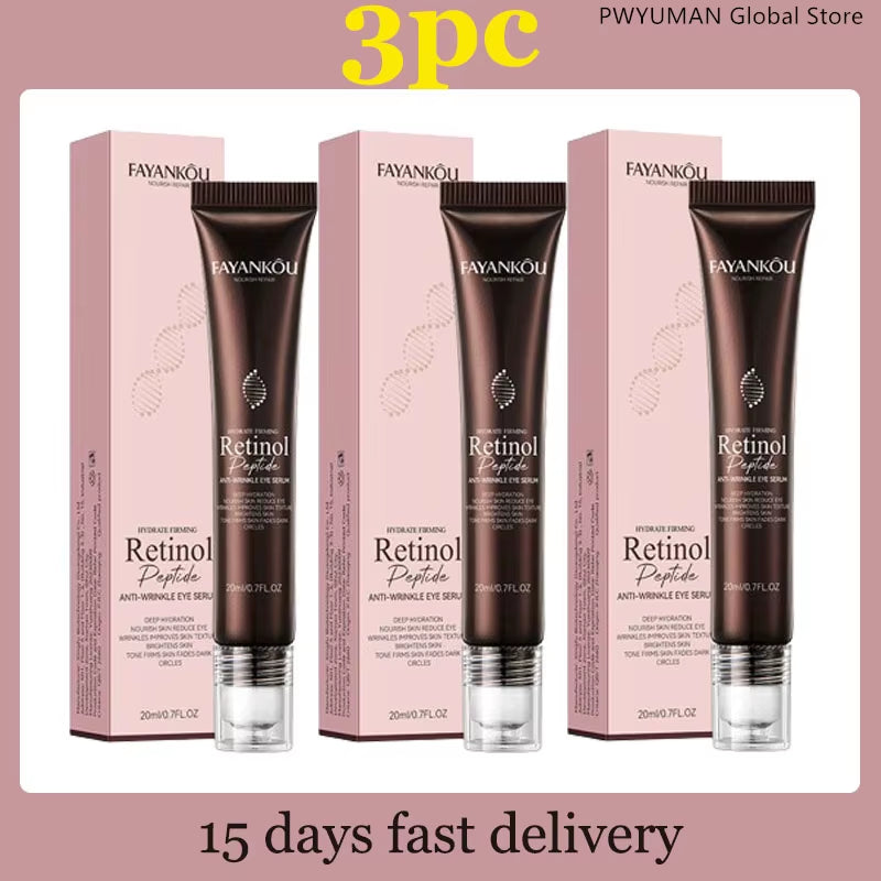 Retinol anti Wrinkle Eye Serum Peptide Remove Dark Circles Eye Bags Puffiness Cream Moisturizing Repairing Korean Skincare New